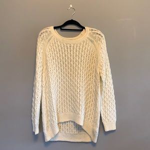 Cream Oversized Sweater